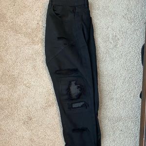 Men’s Zara Black Patched Denim